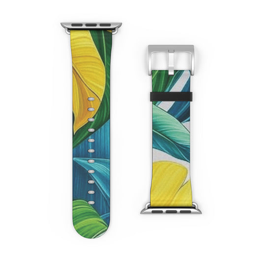 Apple Watch Band - Tropical Leaves