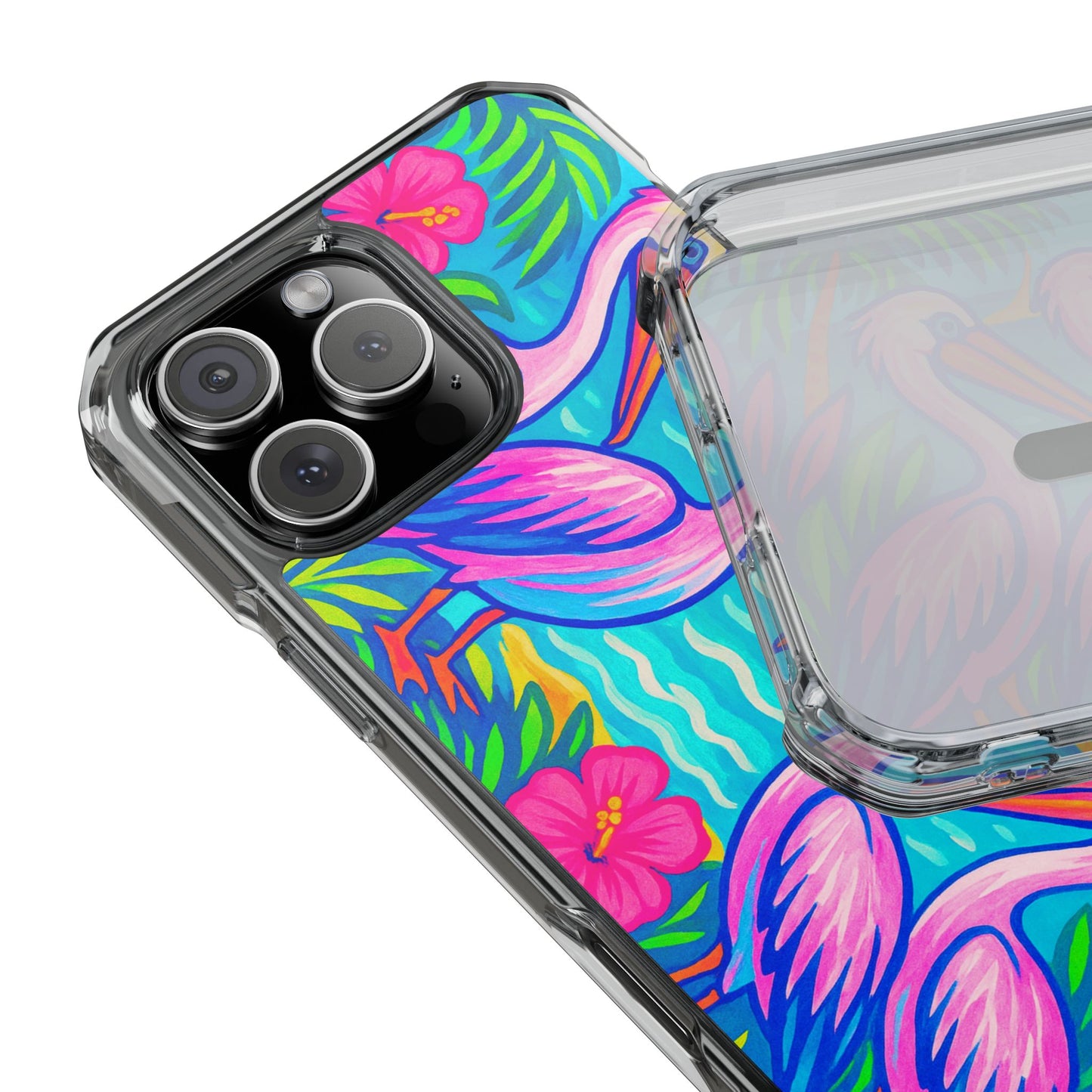 Beach Pelican Party Magnetic Clear Phone Case, Many Models