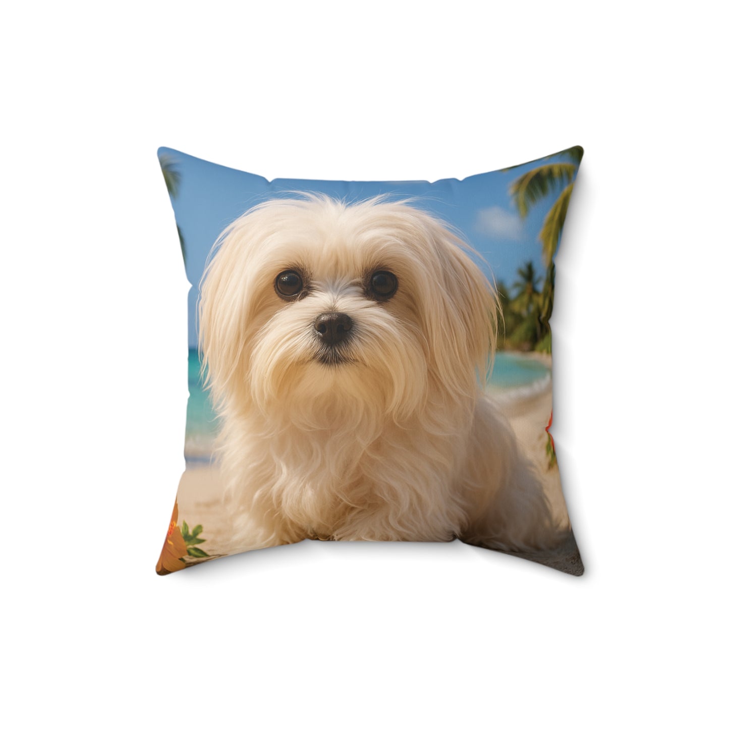Decorative Pillow - Accent Cushion, 4 Sizes / Puppy Ariel