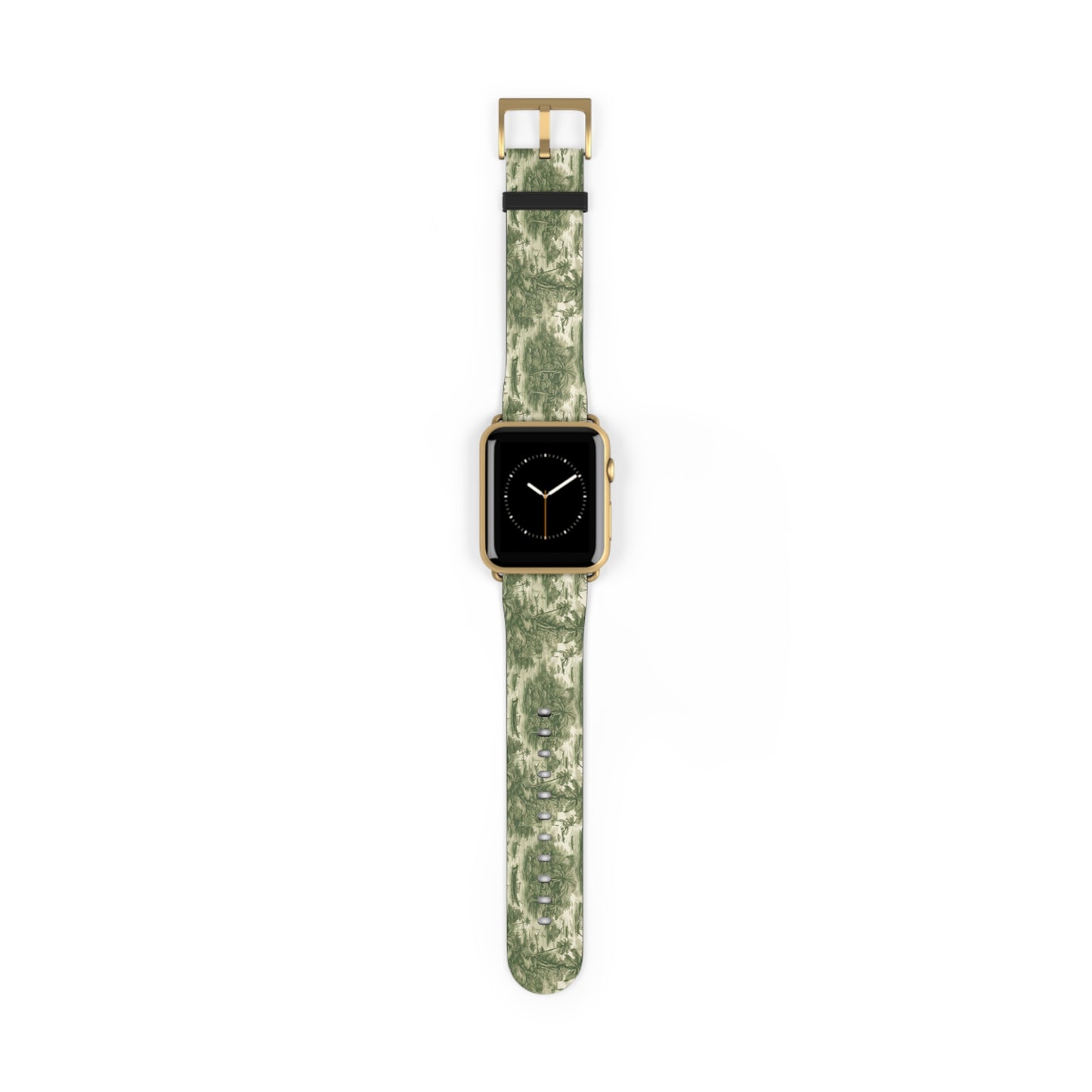 Apple Watch Band - Tropical Toile, green