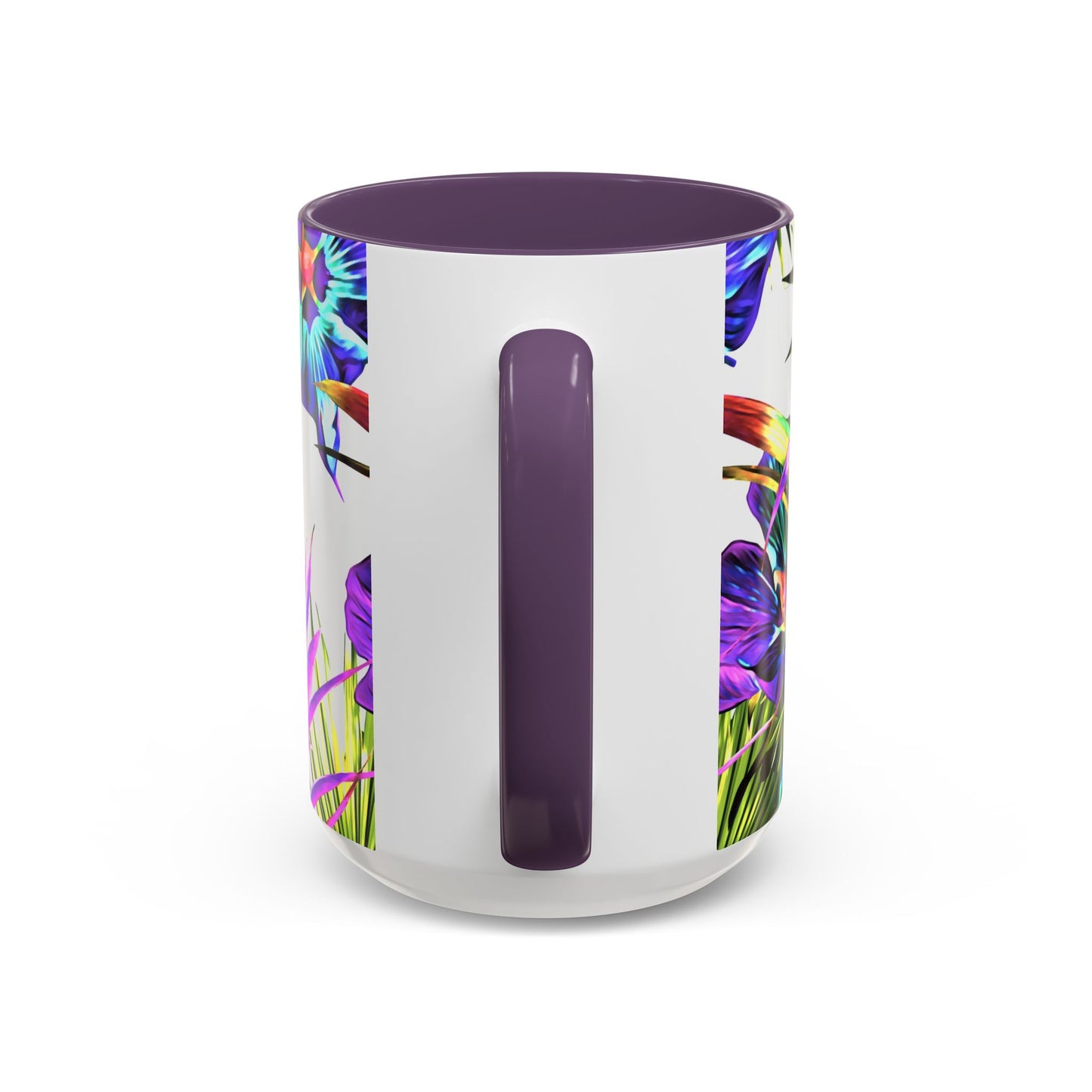 Accent Coffee Mug (11, 15oz), Plant Palooza, white / Various Colors