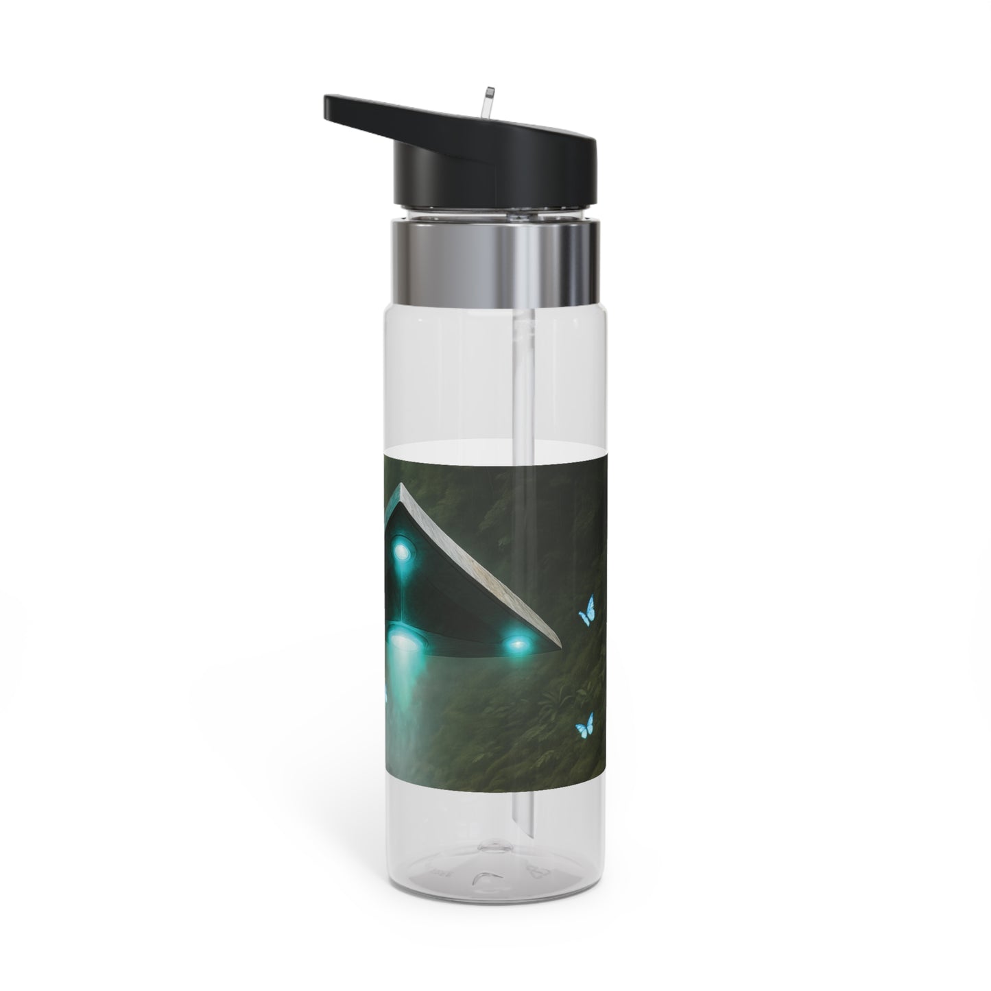 Tropical 20oz Tritan Sport Water Bottle -  Leakproof, Lightweight, BPA-Free / UFO and Waterfall