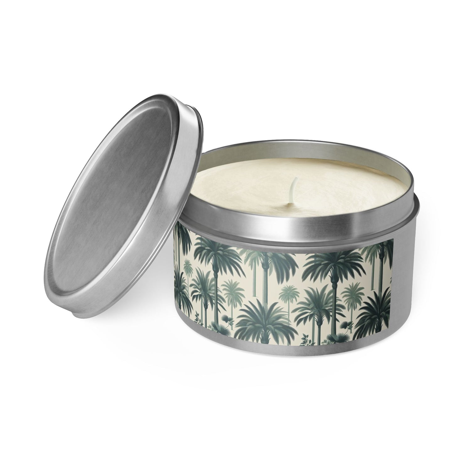 Tin Candles, 2 sizes, 3 tin colors - High Five Palms