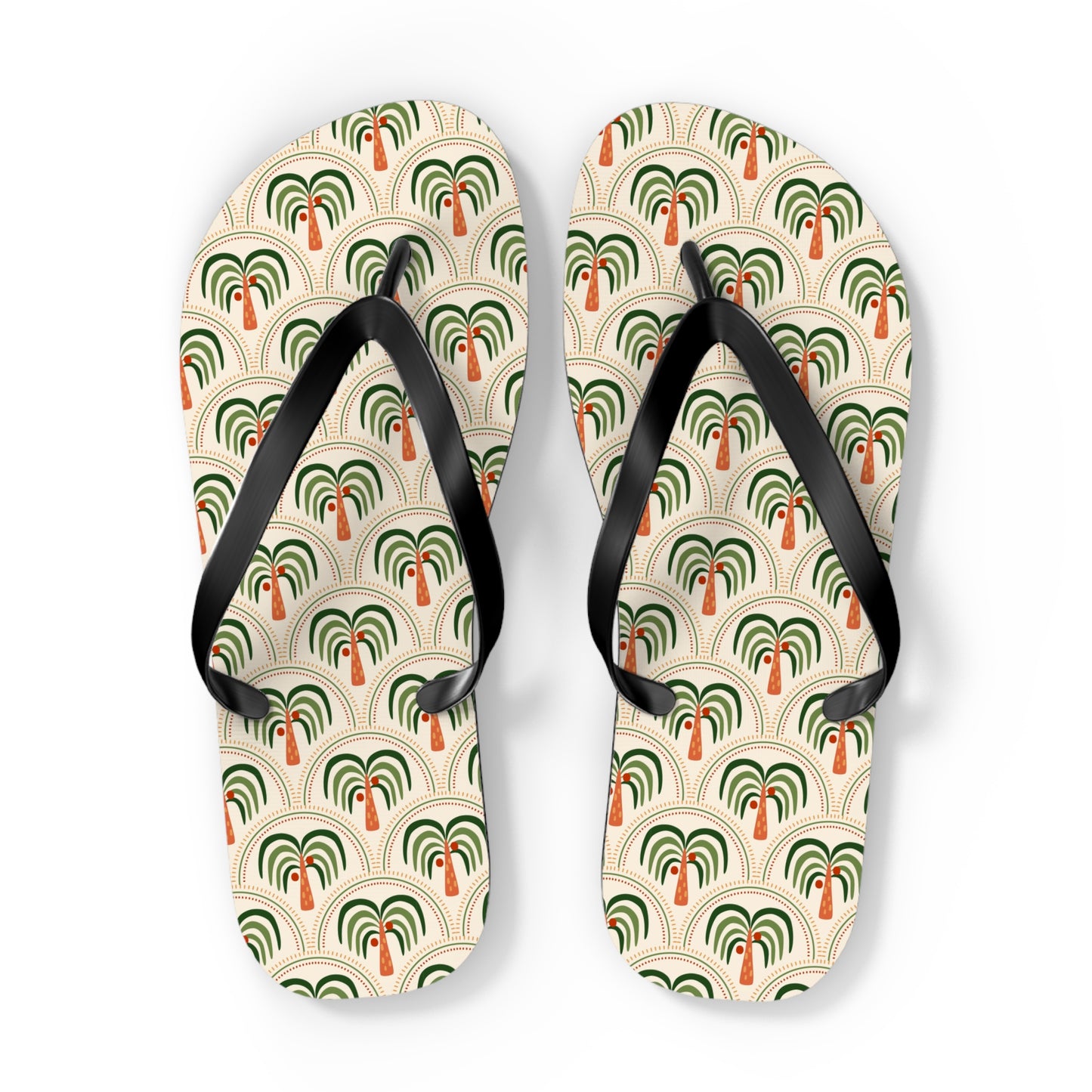 Flip Flops - Exotic Stylized Palms