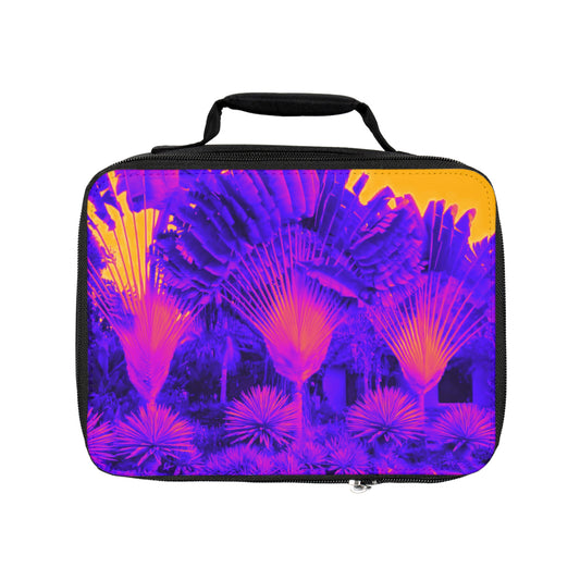 Traveler's Palms/Pop Lunch Bag - Eco-Friendly Insulated Tote, Adult and Child Lunchbox / Perfect for Picnics, Beach Outings