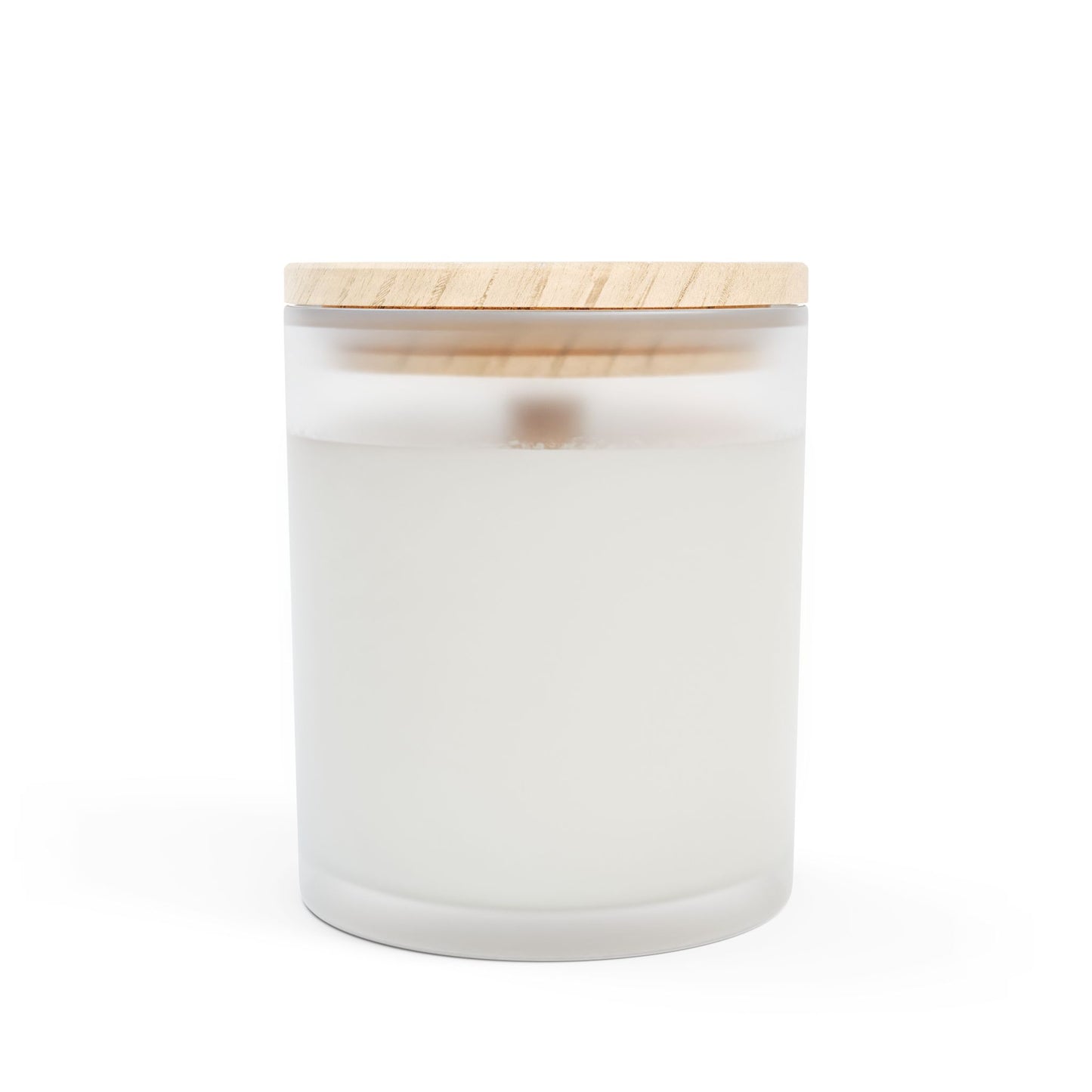 Frosted Glass Candle, 11oz - Bay of Peace