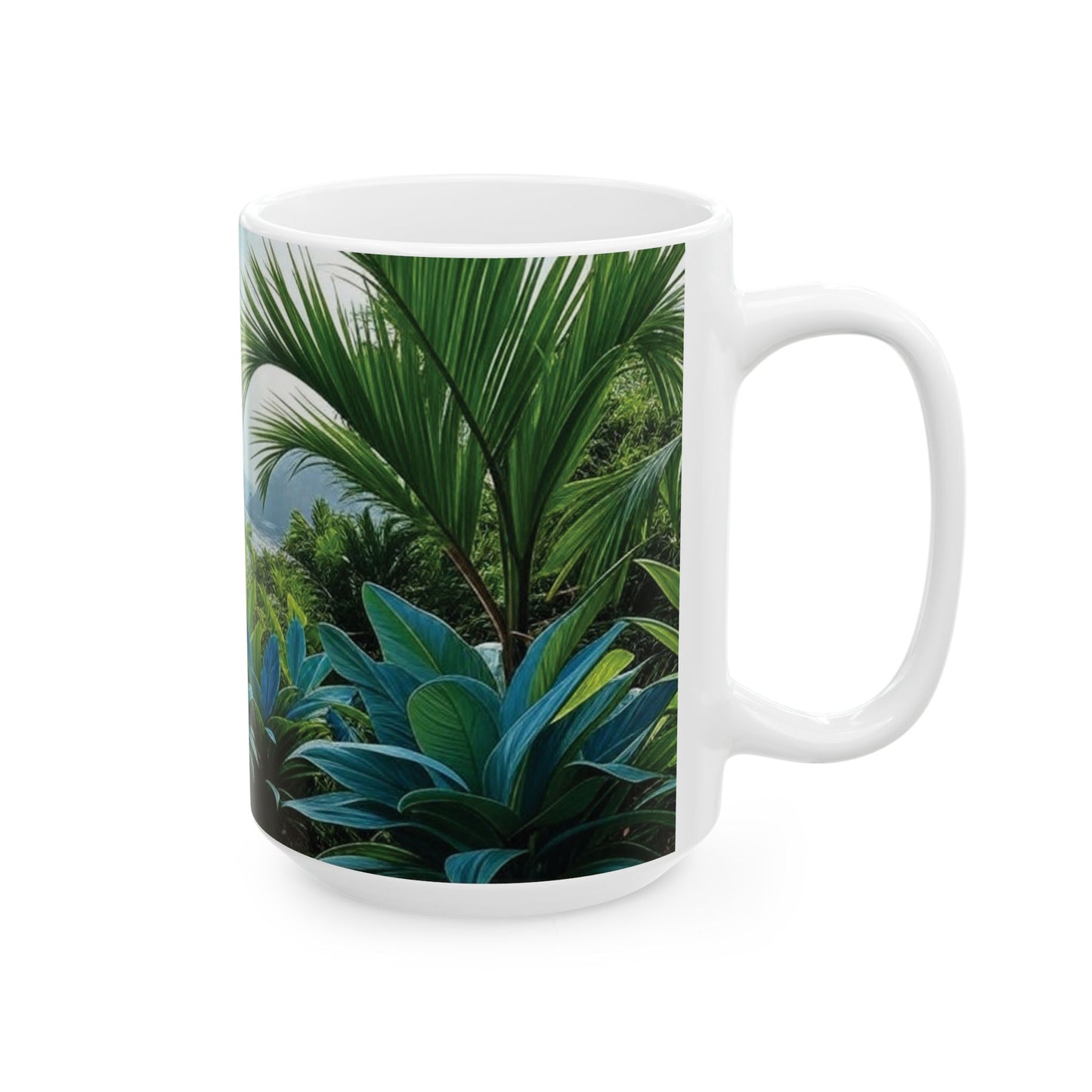 Ceramic White Mug - 11oz & 15oz,  Scenic Overlook