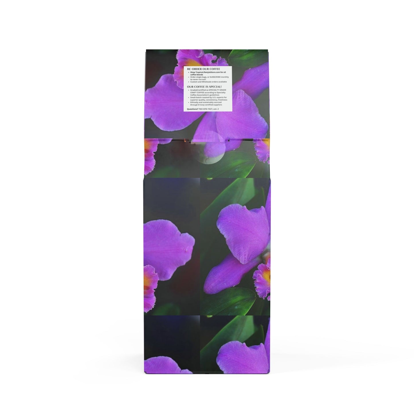 Beach Sunrise Blend™ (Light Roast) Specialty Grade Craft Coffee / Purple Orchid