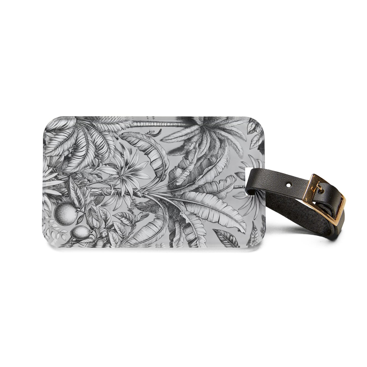 Luggage Tag - Tropical Fruit, Newspaper