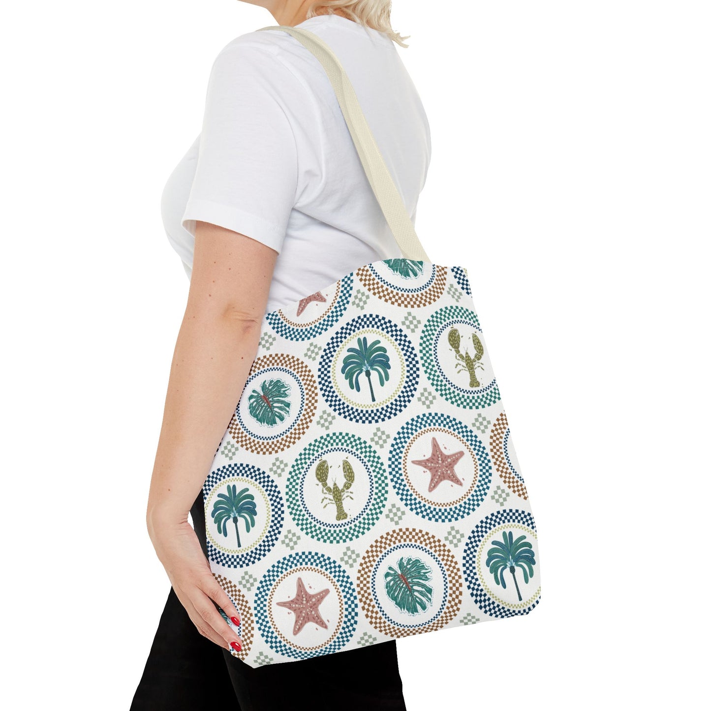 Mosaic Tropi Sealife Tote Bag - 3 Sizes