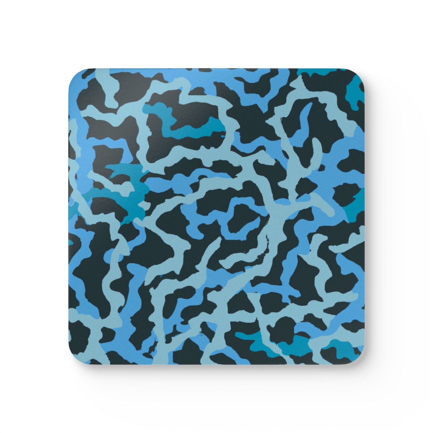 Coaster Set - Coral Threads/Blue