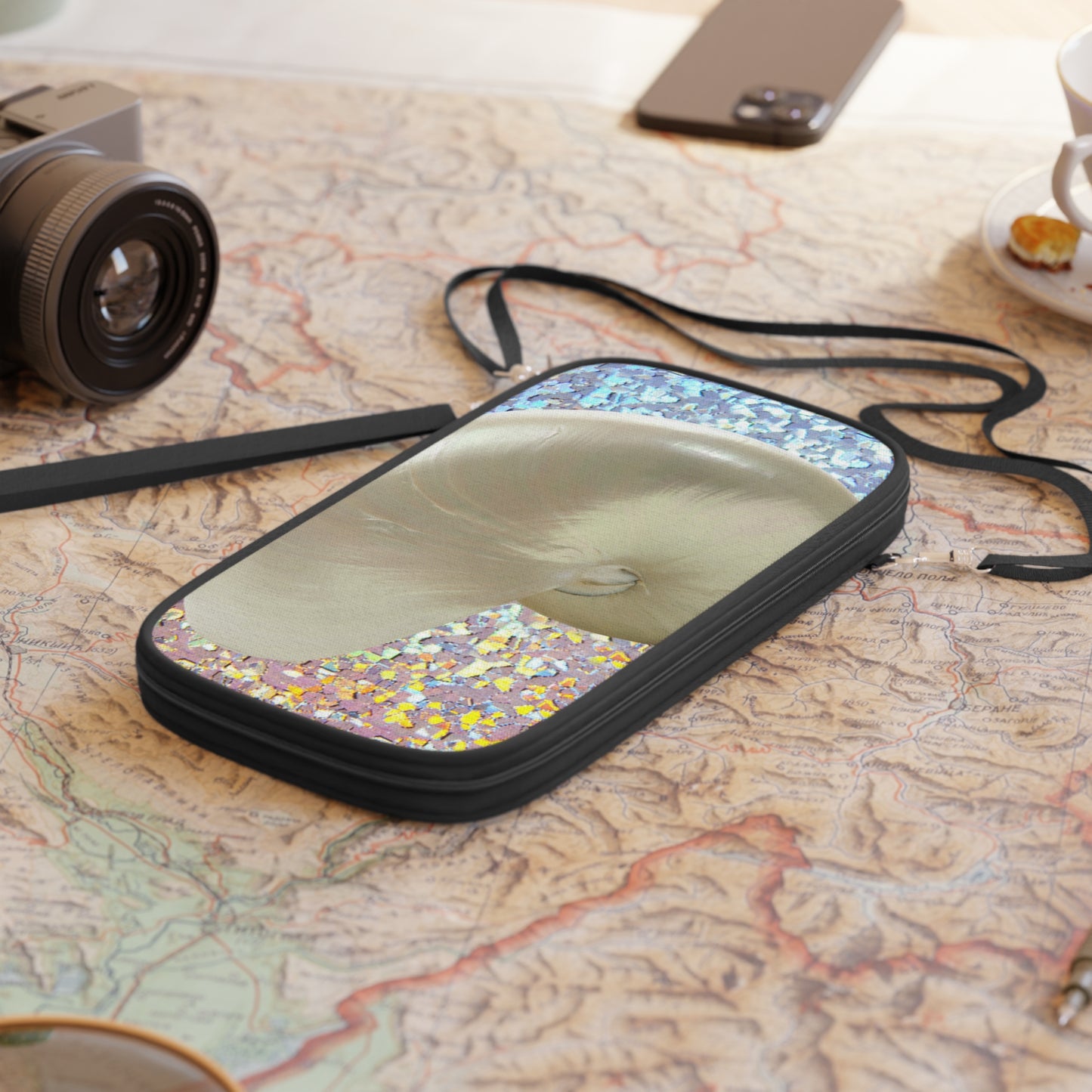 Passport Wallet – Perfect for Travelers & Adventurers / Disco Nautilus Shell