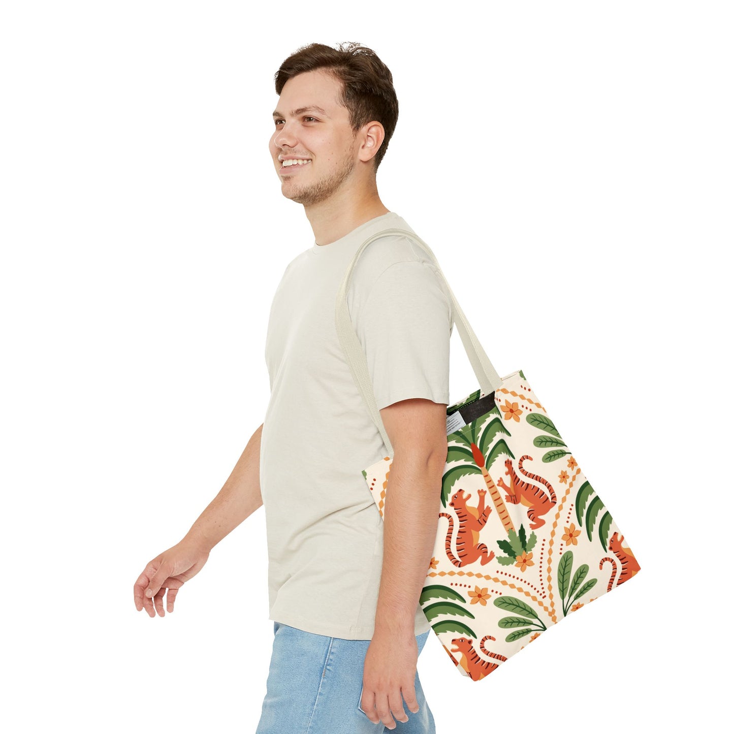 Tigers and Palms Tote Bag - 3 Sizes