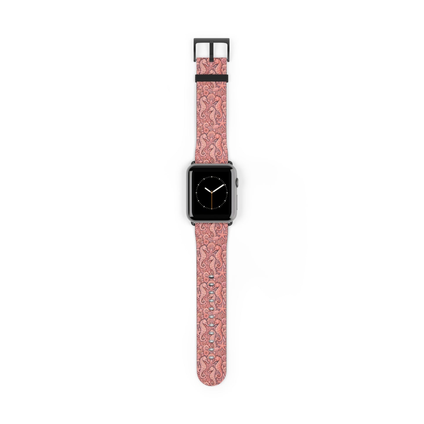 Apple Watch Band - Tropical Seahorse Trio, Red