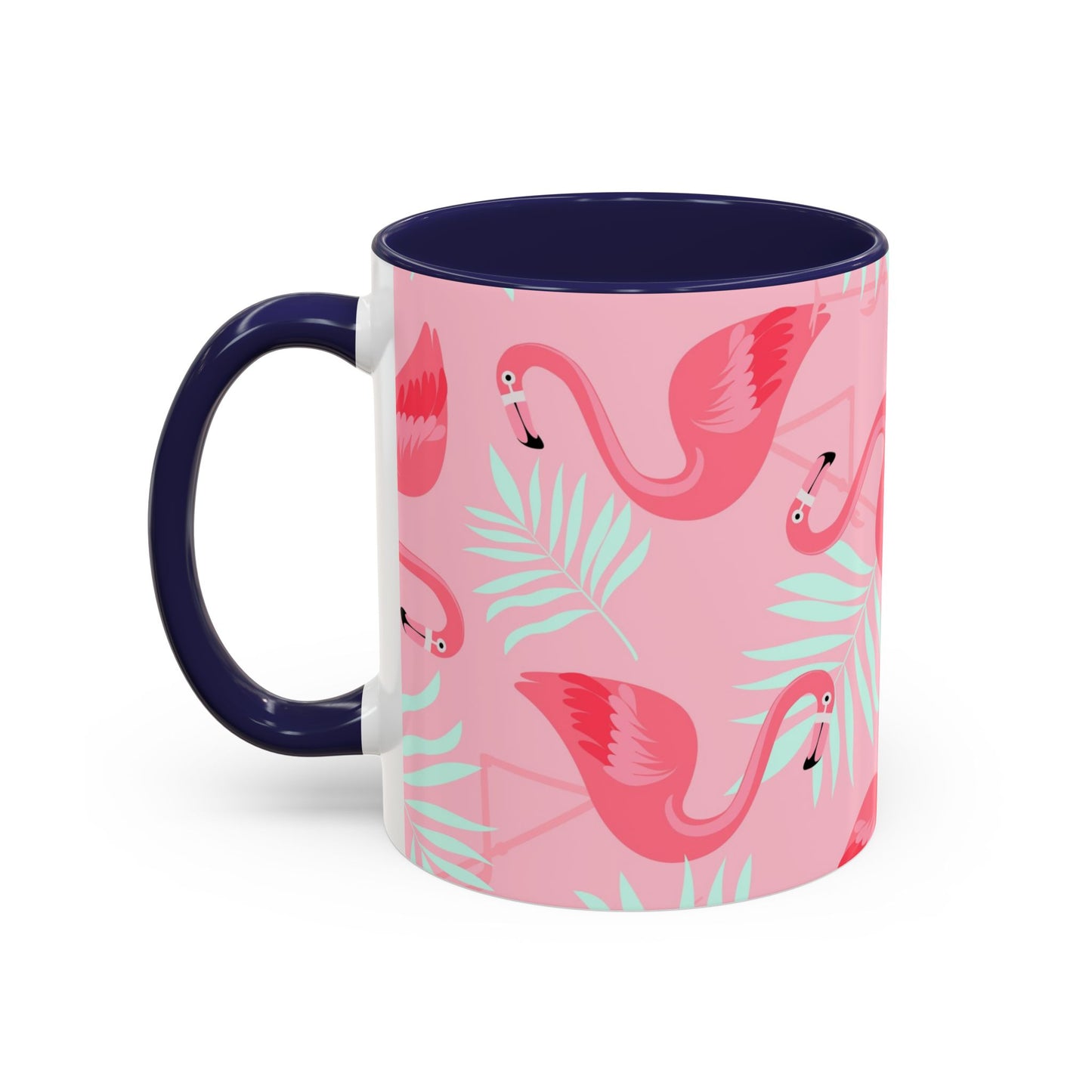 Copy of Accent Coffee Mug (11, 15oz), Hawaiian Flowers / Various Colors