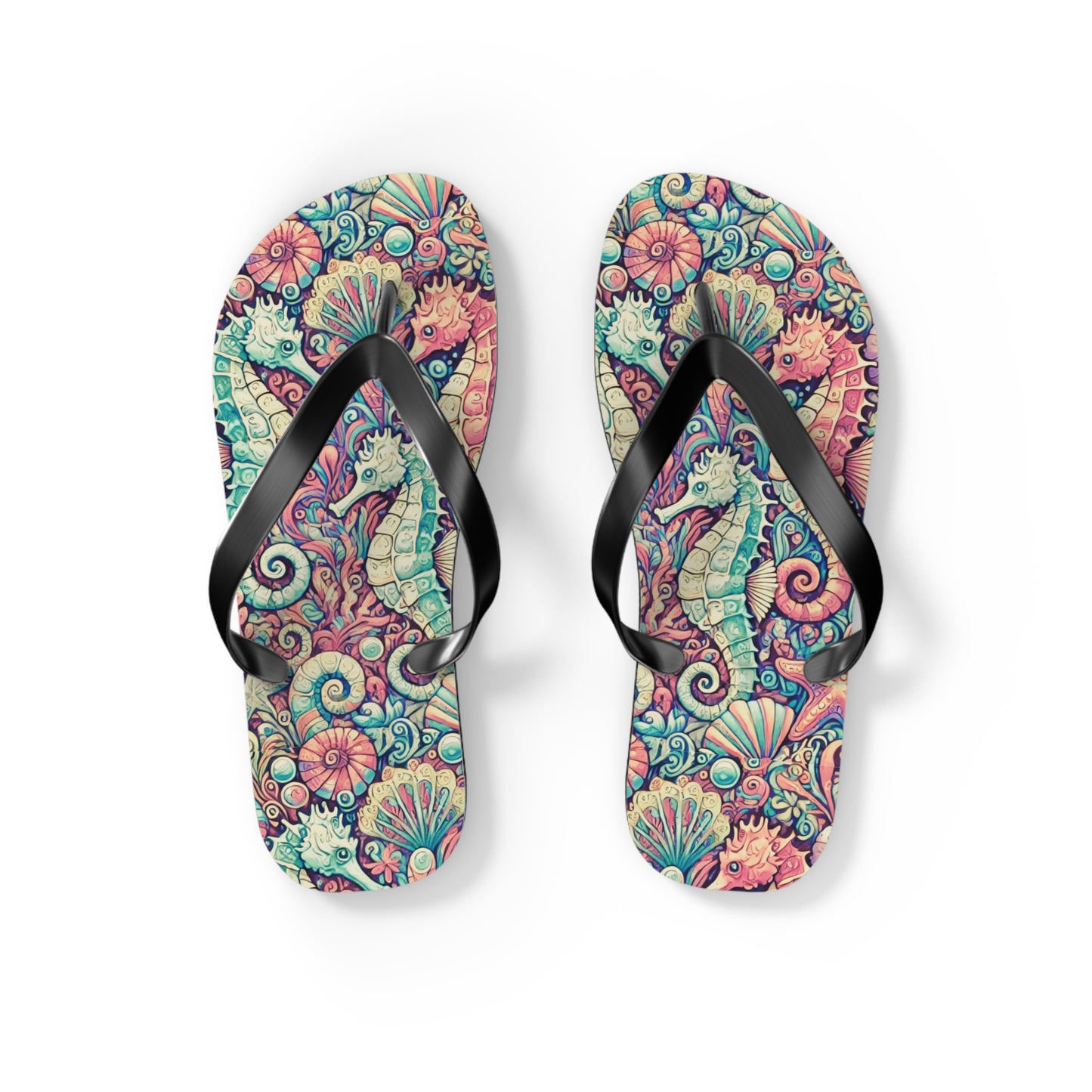 Flip Flops - Seahorses/Retro
