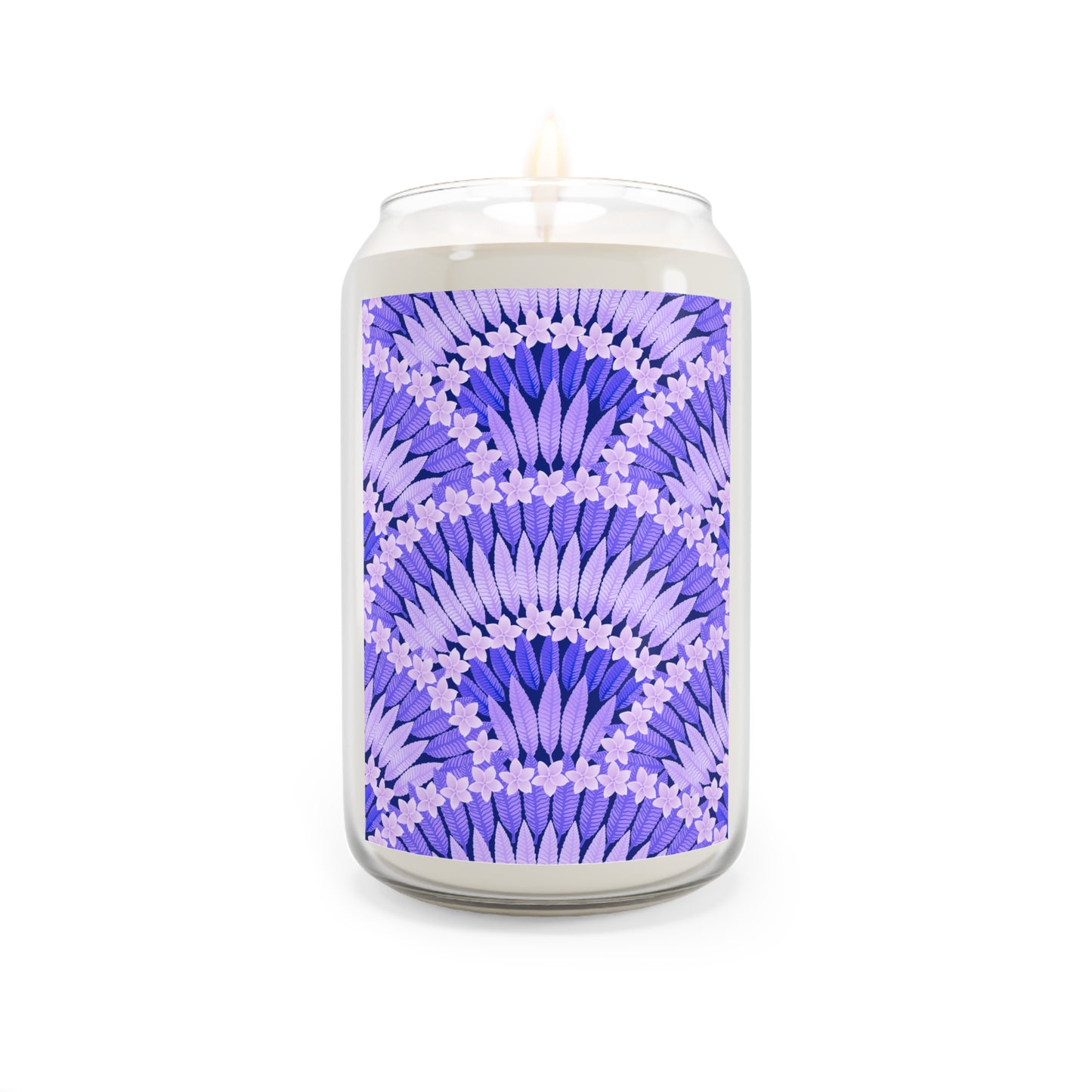 Scented Candle, 13.75oz - Plumeria and Palms, Purple