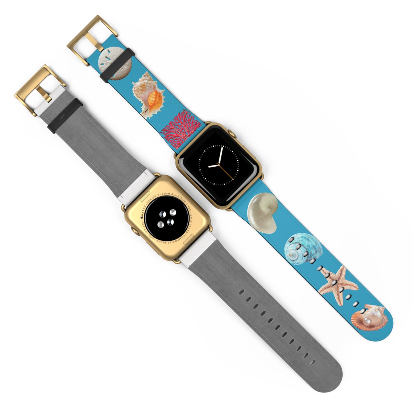 Apple Watch Band - Real Seashell Collection, turquoise