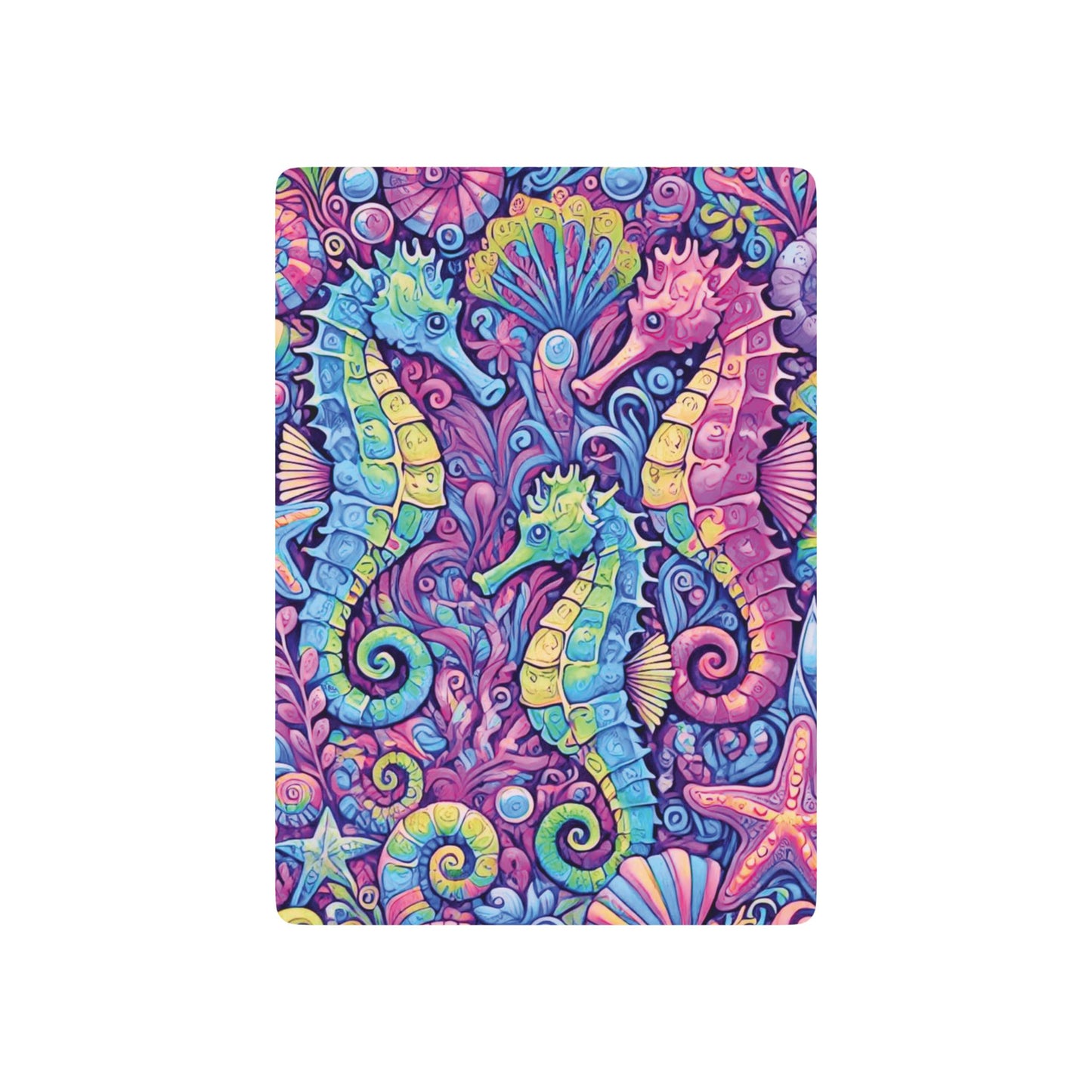 Poker Playing Cards - Seahorse Trio, Fantasy Pop