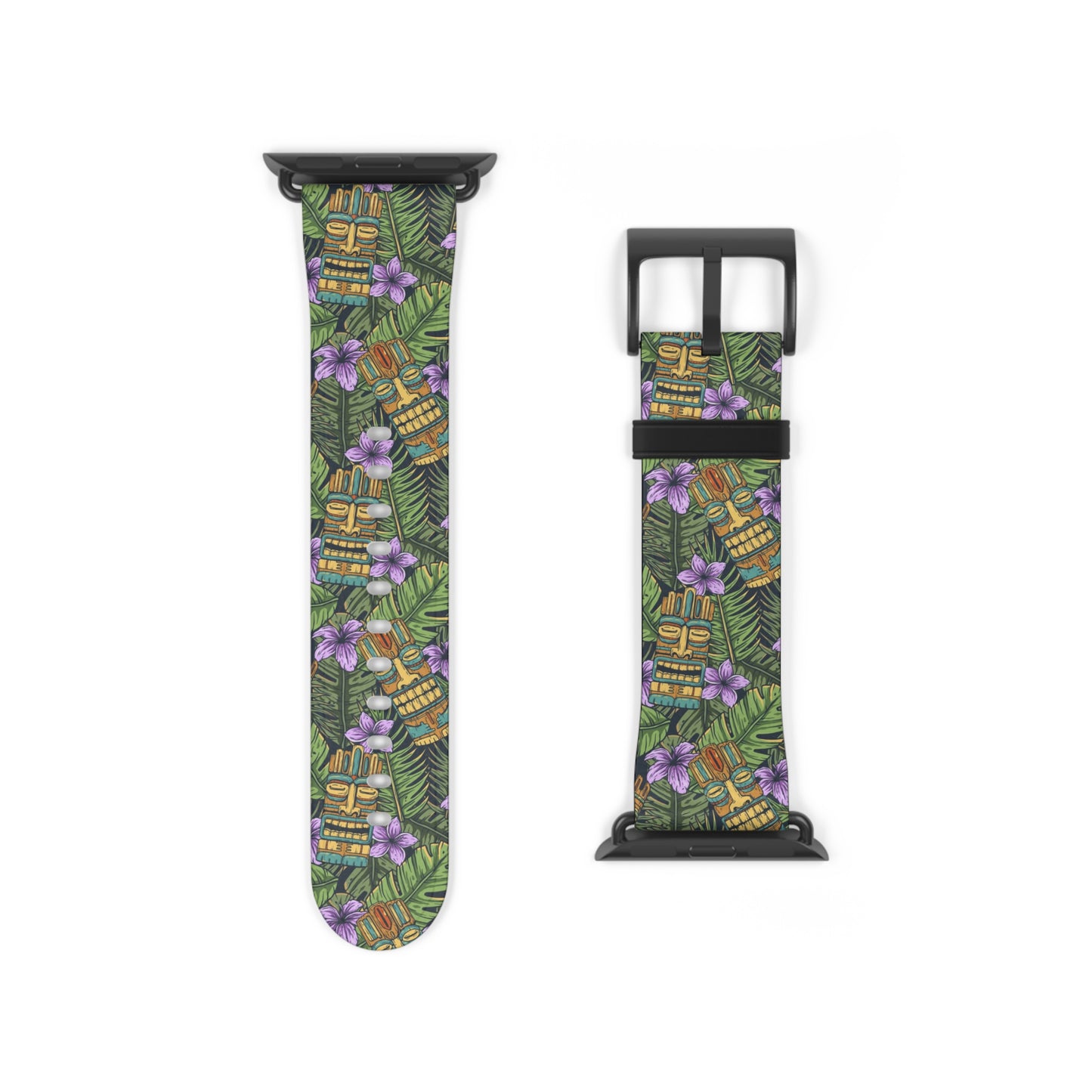 Apple Watch Band - Tiki Purple Greenery