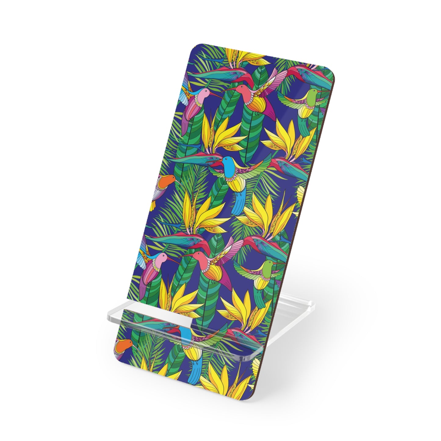 Mobile Display Stand for Smartphones, Bird of Paradise Toile