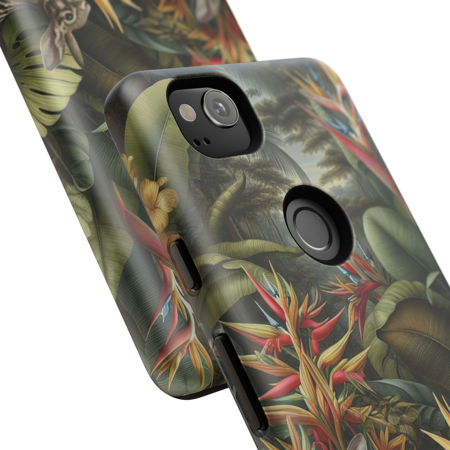 Rainforest Rabbit Outing Phone Case - Tough Cases with Summer Vibe