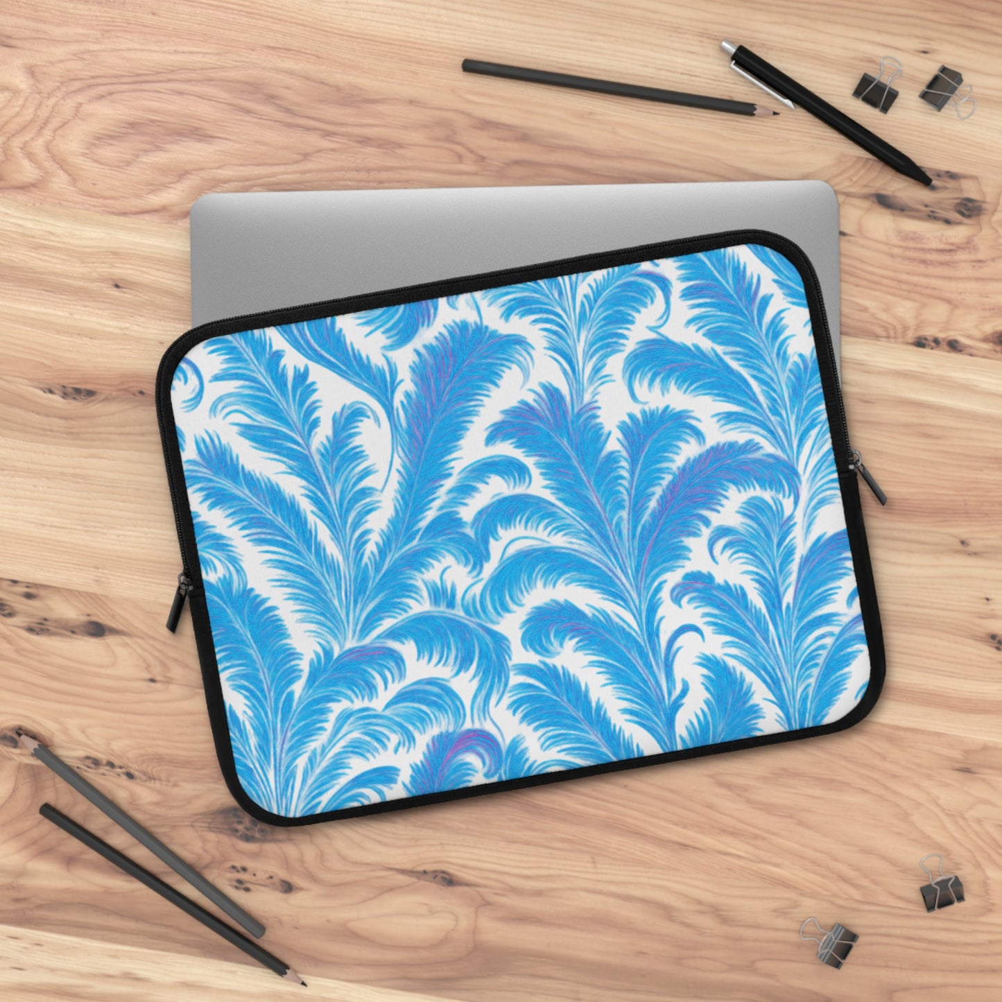 Tropical Laptop Sleeve, 5 Sizes - Perfect for Rainforest Lovers & Students / Rocco Blues