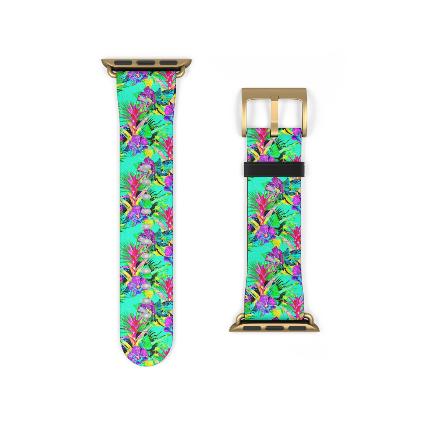 Apple Watch Band - Plant Palooza, turquoise