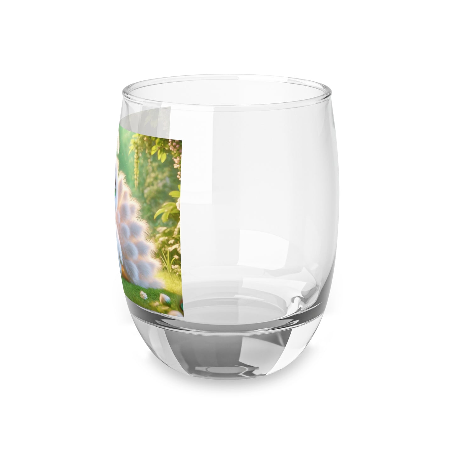 Whiskey Glass, Baby White Peacock