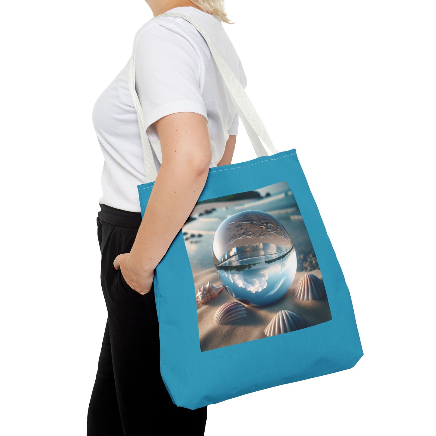 Crystal Ball With Shells Tote Bag - 3 Sizes