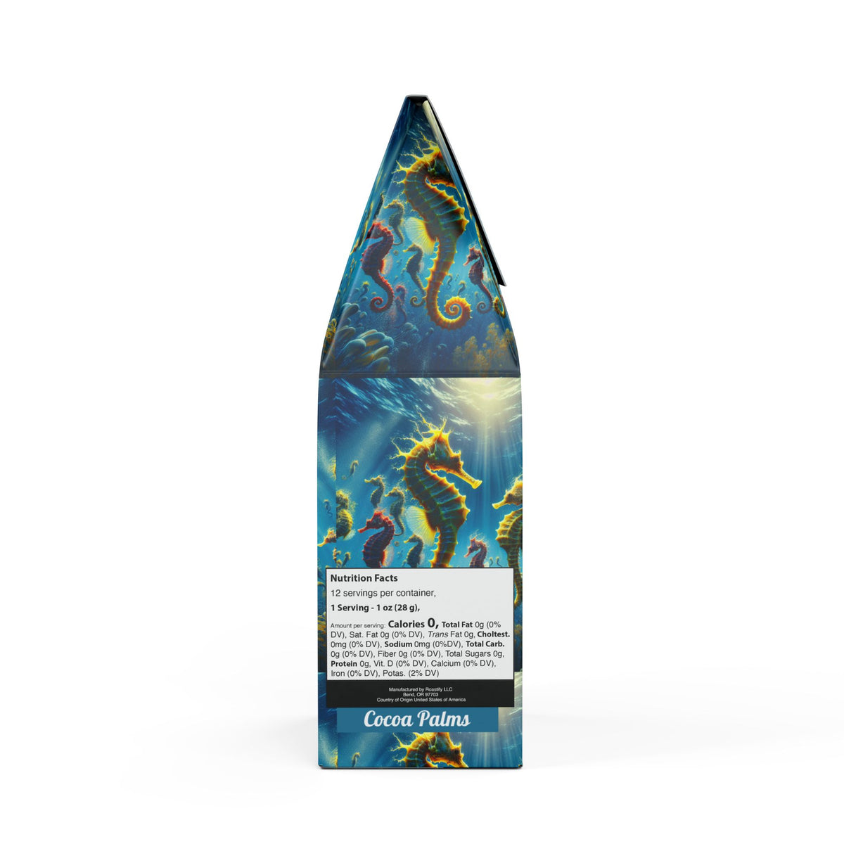 Cocoa Palms Blend™ (Medium-Dark Roast) Specialty Grade Craft Coffee / Seahorse Party