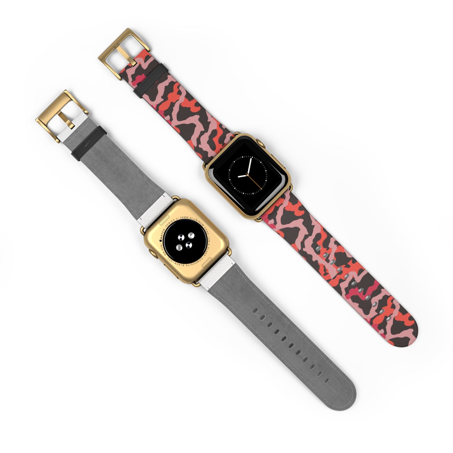 Apple Watch Band - Coral Threads, Red