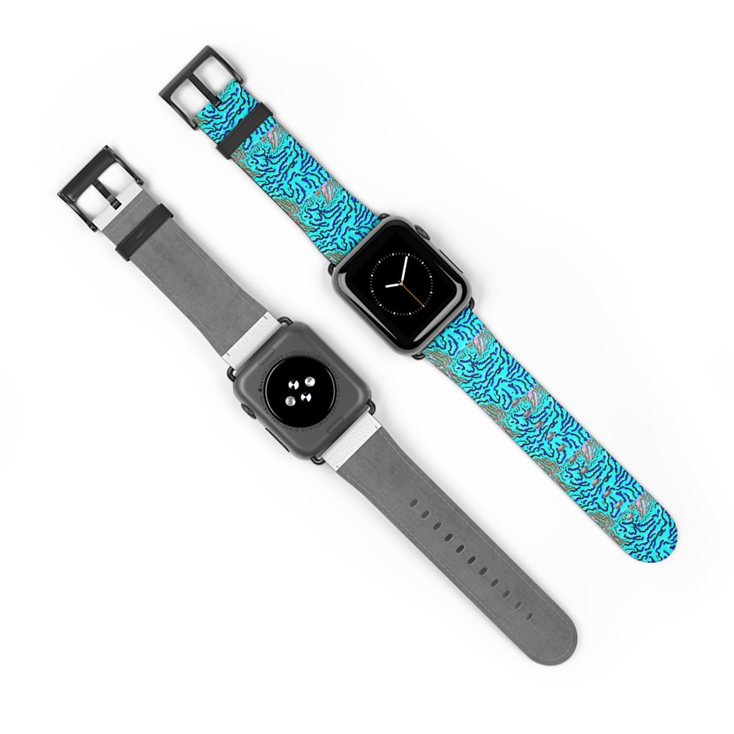 Apple Watch Band - Coastal Wild Coral, Turquoise