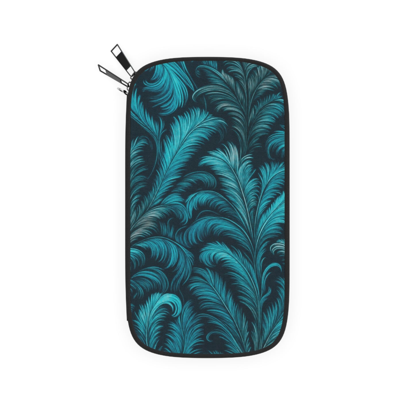 Passport Wallet – Perfect for Travelers & Adventurers / Palms Rocco Turquoise