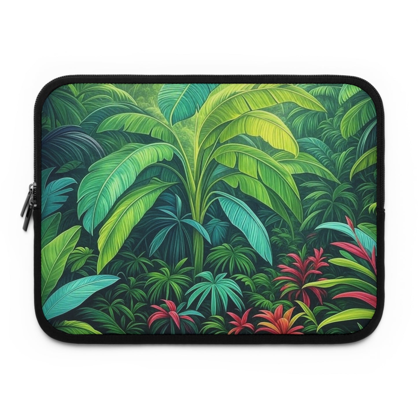 Tropical Laptop Sleeve, 5 Sizes - Perfect for Rainforest Lovers & Students / Rainforest Sleeping Spot