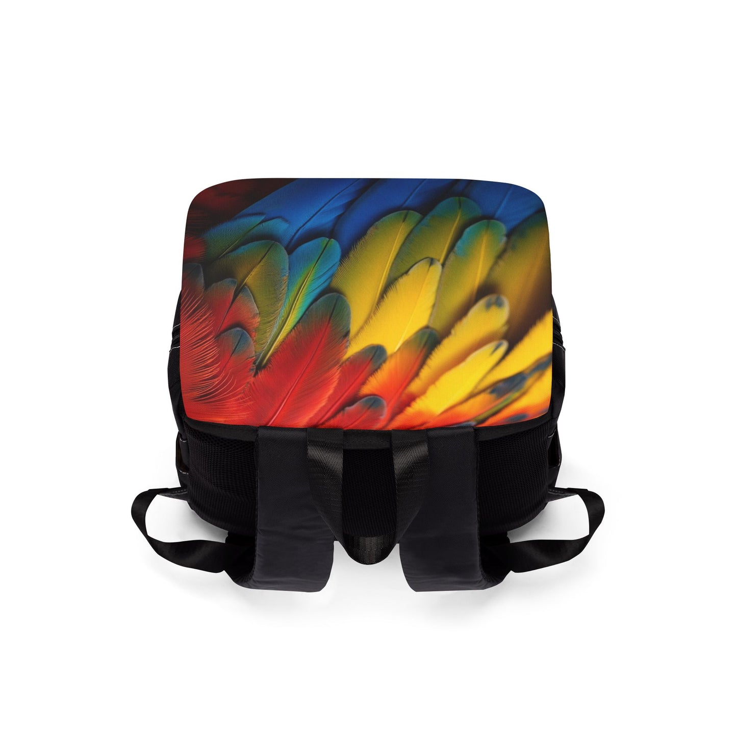 Macaw Feathers Casual Backpack - Perfect for Everyday Adventures