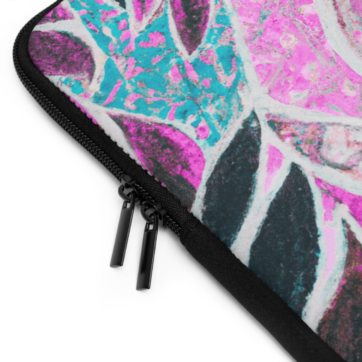Tropical Laptop Sleeve, 5 Sizes - Perfect for Beach Lovers & Students / Amazon Whimsy, Pink