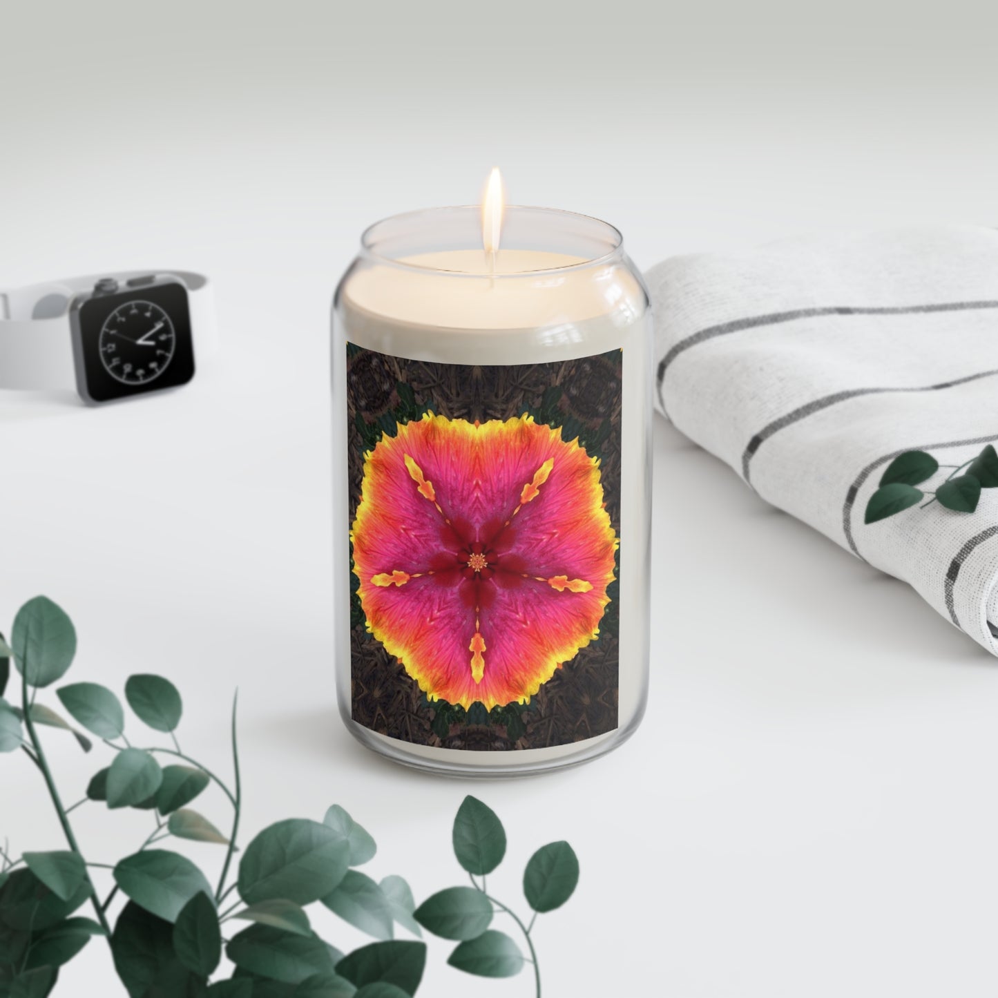 Scented Candle, 13.75oz - Hibiscus Kaleidoscope #!