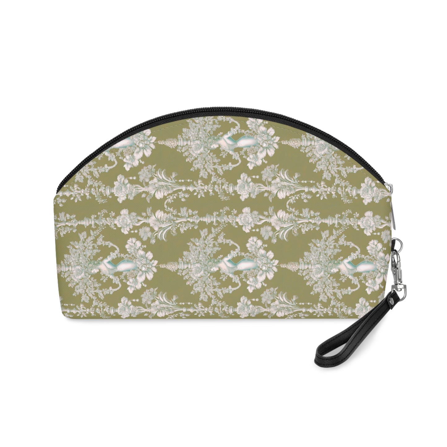 Makeup Bag - Pearl Lady Toile, highborn green