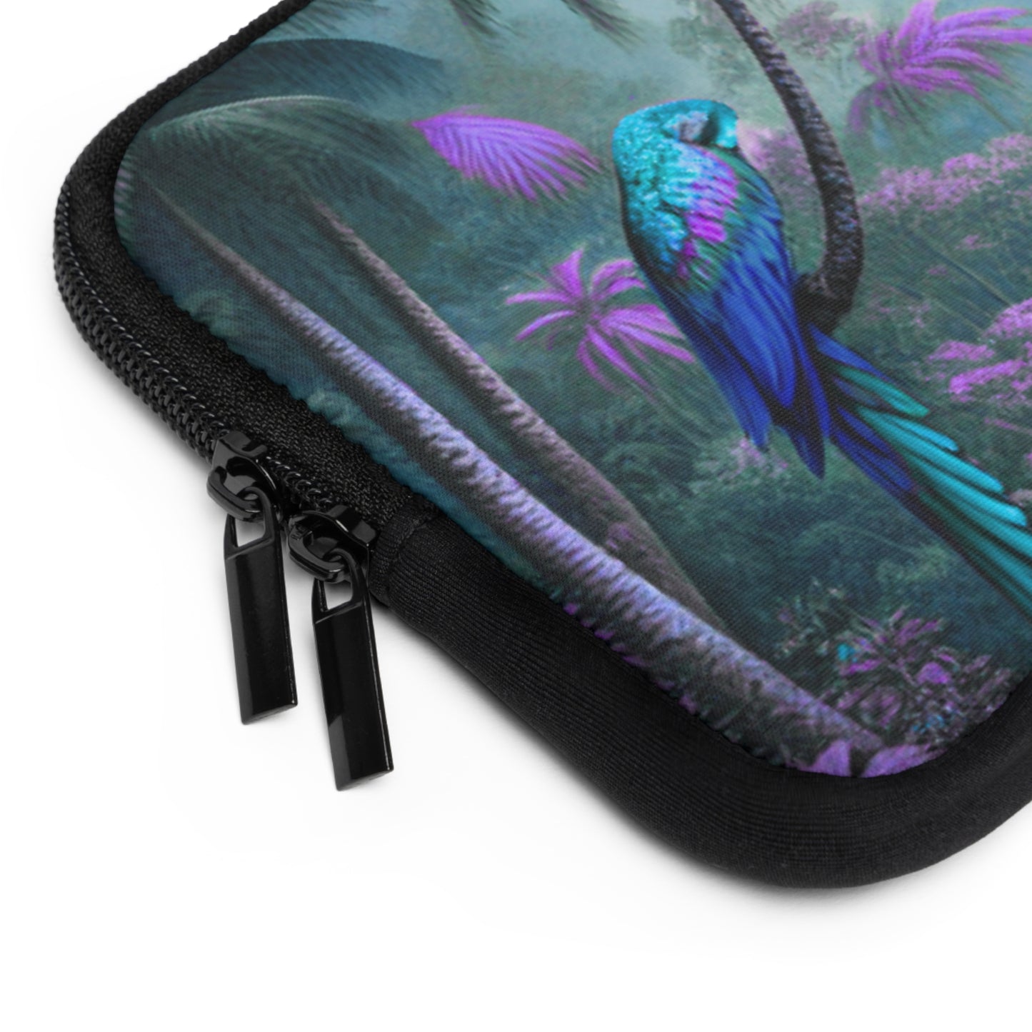 Tropical Laptop Sleeve, 5 Sizes - Perfect for Beach Lovers & Students / Sleeping Parrot Beauty, Fantasy
