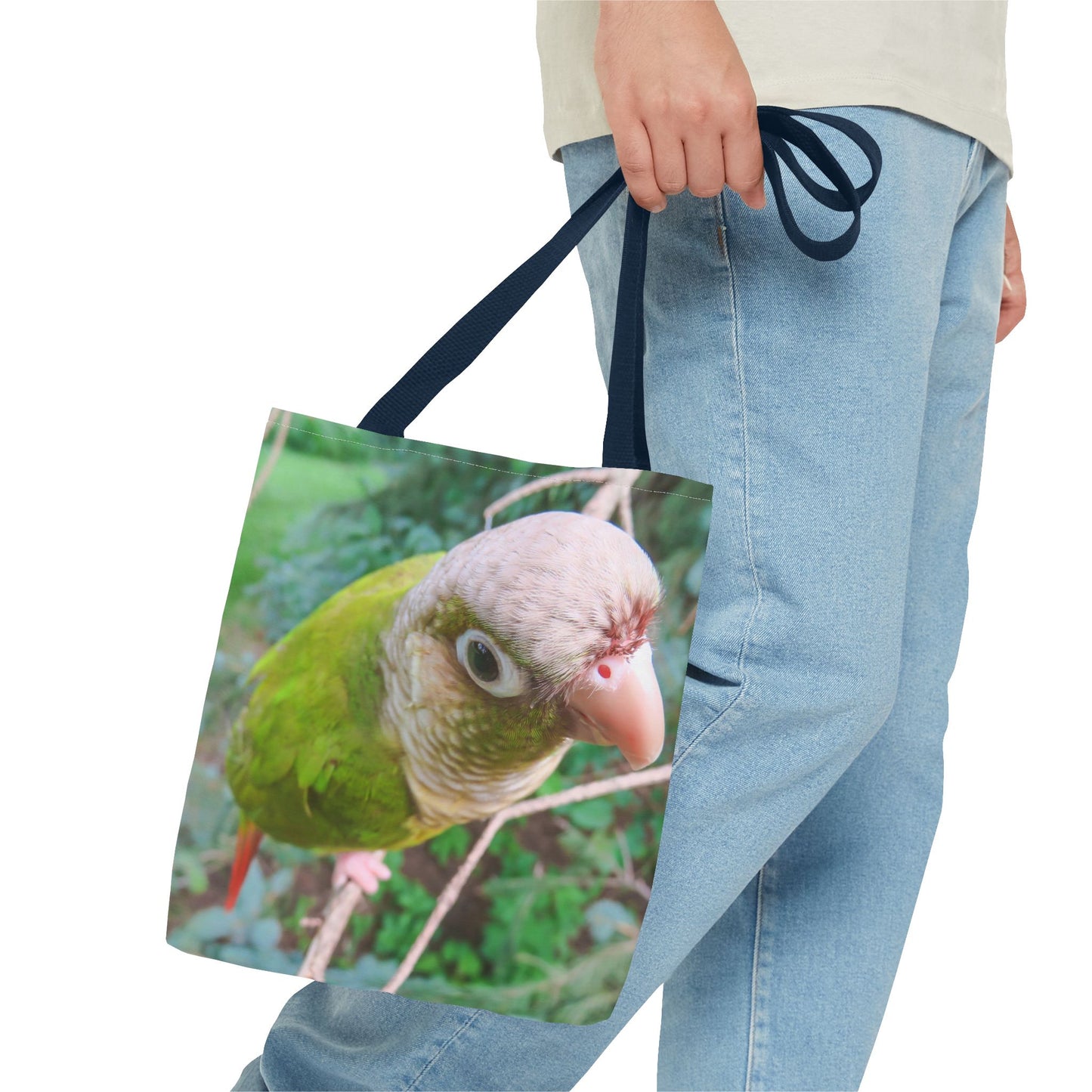 Tropical Sassy Parrot Tote Bag - 3 Sizes