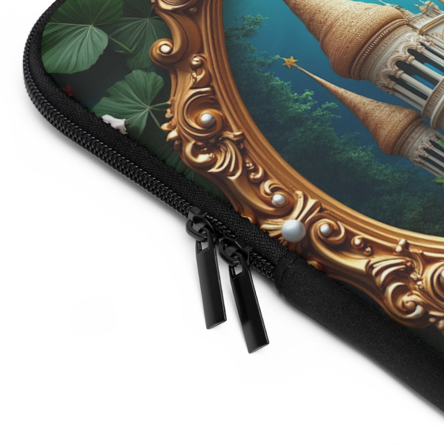 Tropical Laptop Sleeve, 5 Sizes - Perfect for Ocean Lovers & Students / Mermaid Palace, Libyan Sea