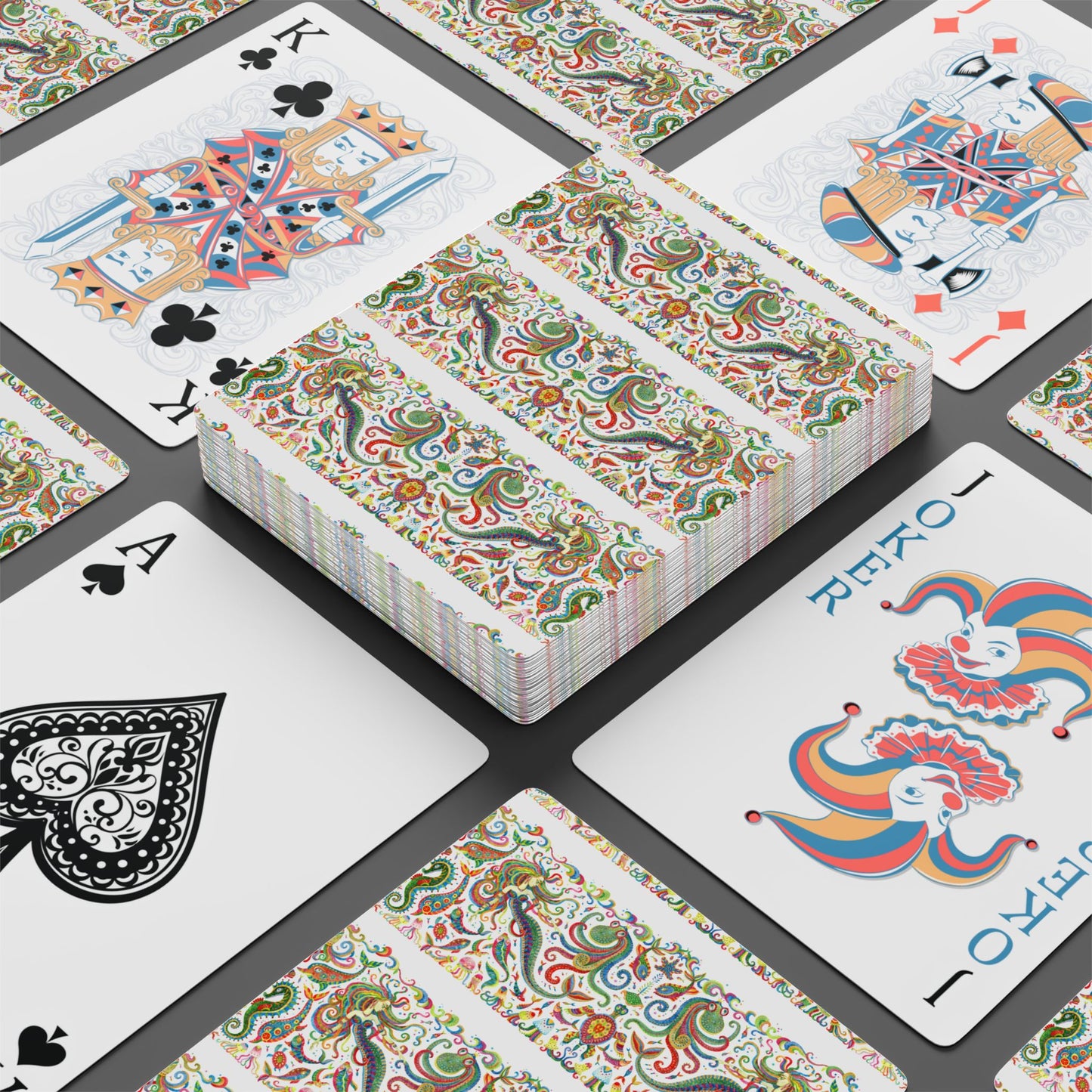 Poker Playing Cards - Colorful Mermaid Kingdom