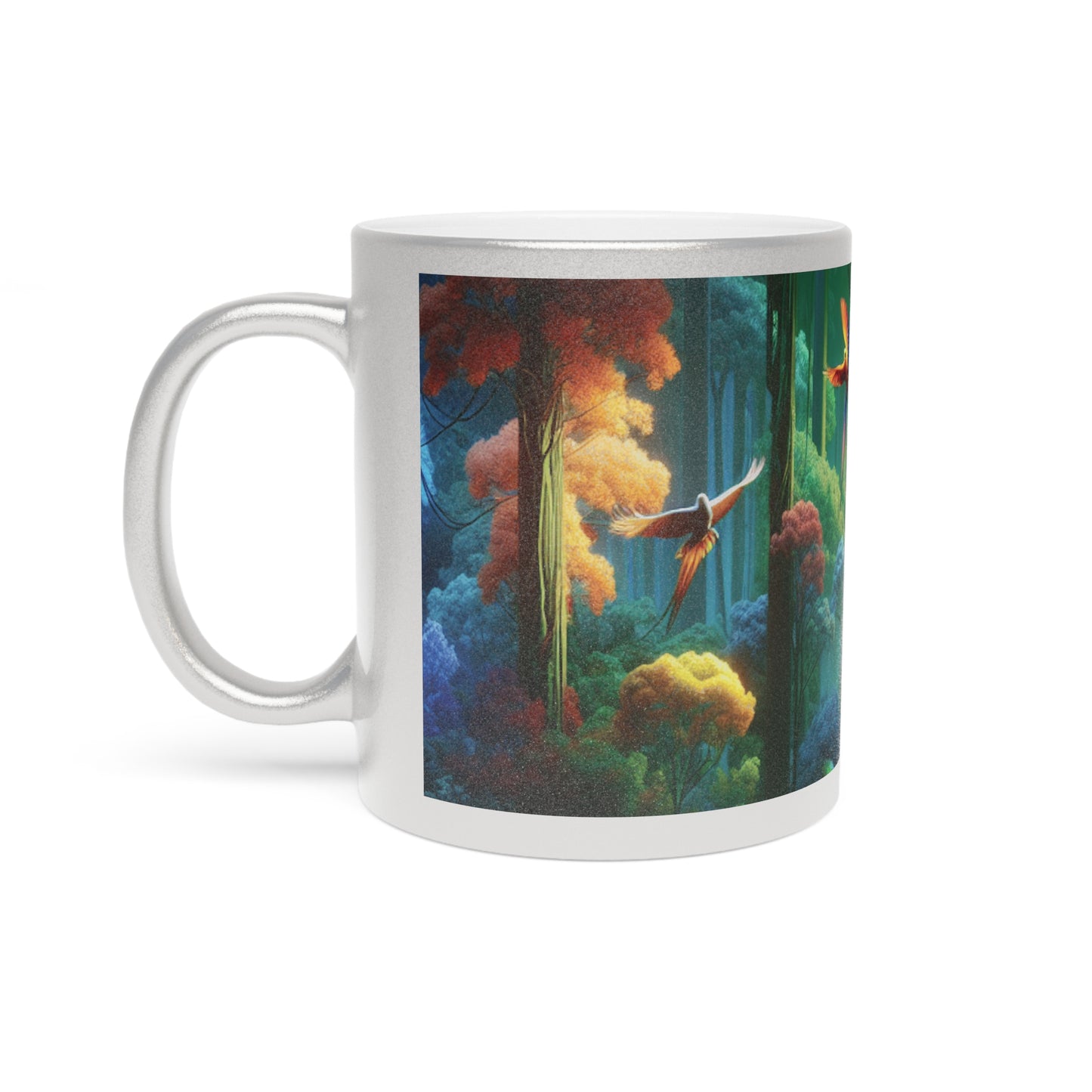 Tropical Metallic Mug, Gold or Silver - Flight School
