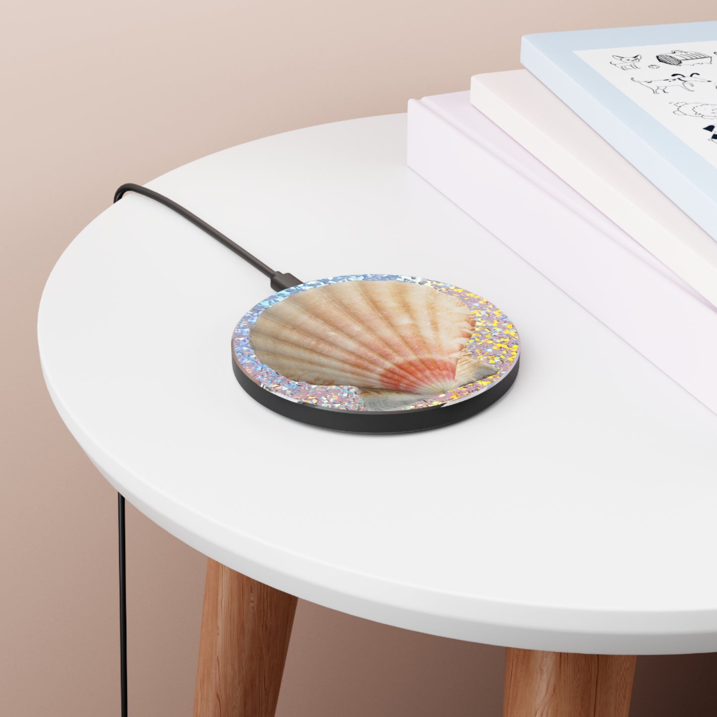 Wireless Charger - Disco Scallop