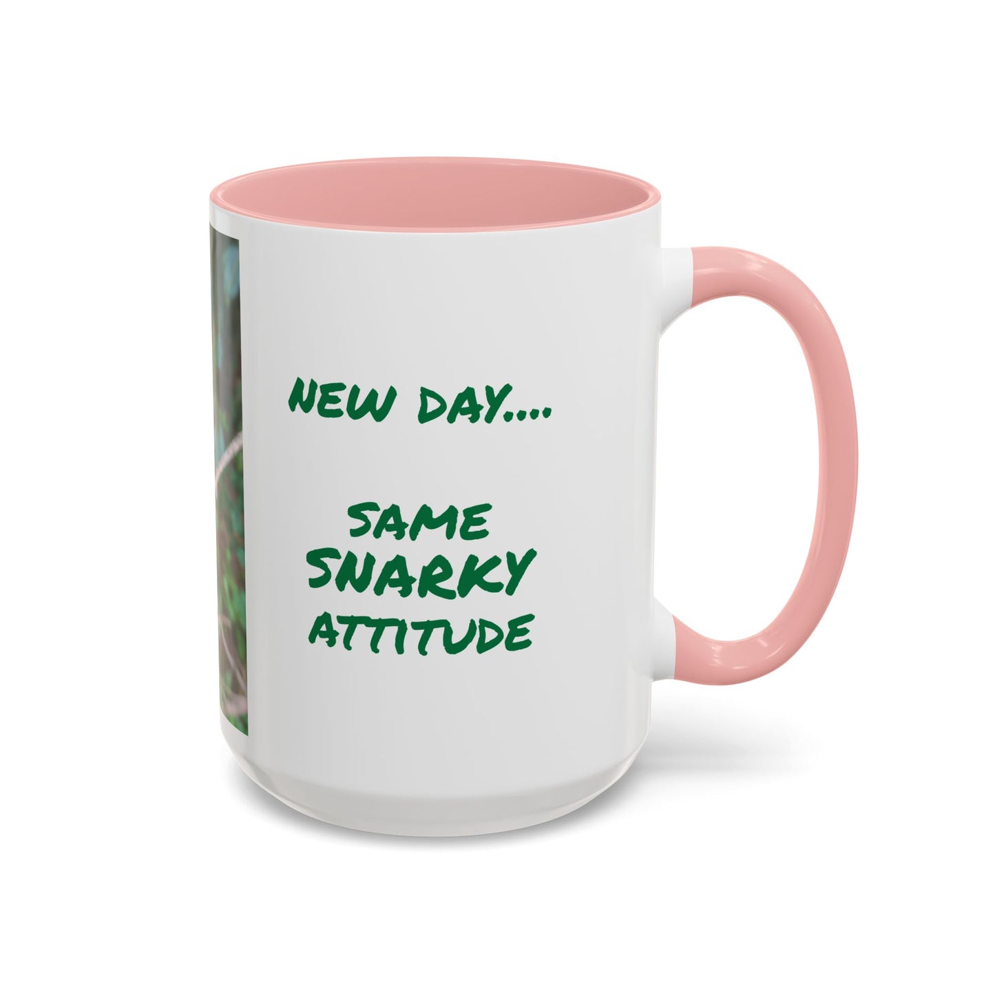 Parrot Accent Coffee Mug (11, 15oz), 8 Colors - Same Snarky Attitude