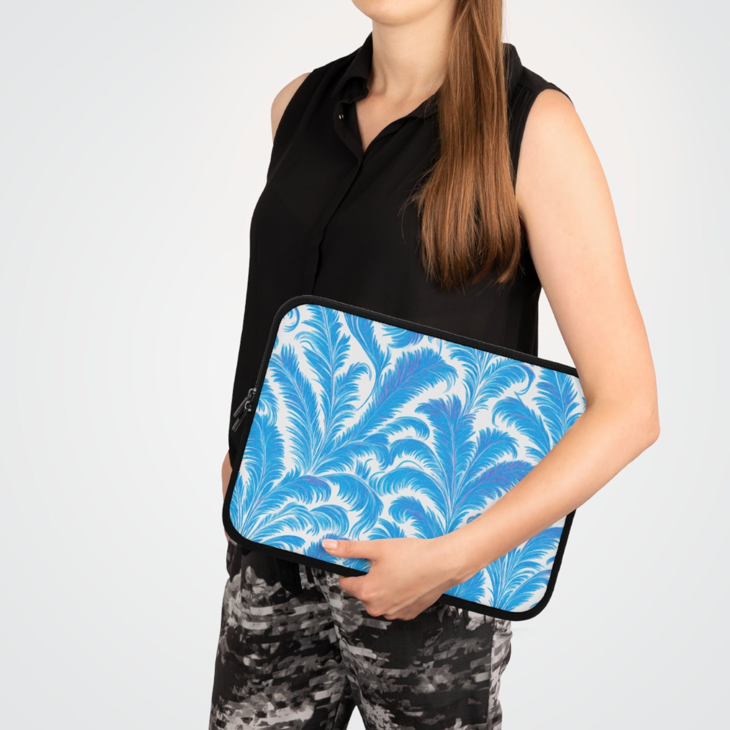 Tropical Laptop Sleeve, 5 Sizes - Perfect for Rainforest Lovers & Students / Rocco Blues