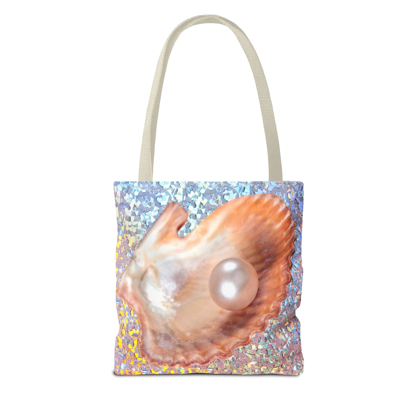 Disco Peach Pearl & Shell Tote Bag - 3 Sizes