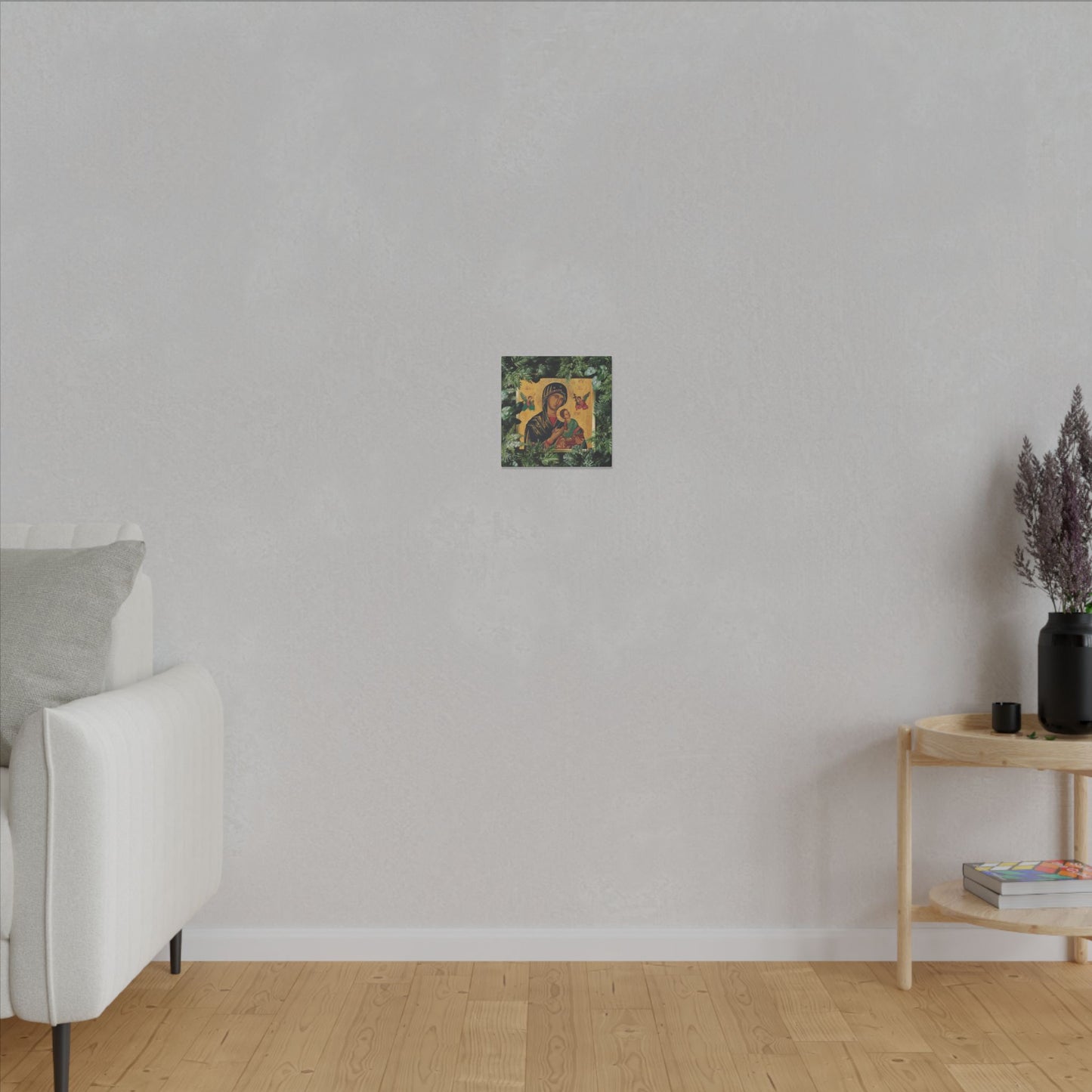 "Tropical Our Lady of Perpetual Help" Canvas Artwork - Stretched Canvas Print / Virgin Mary