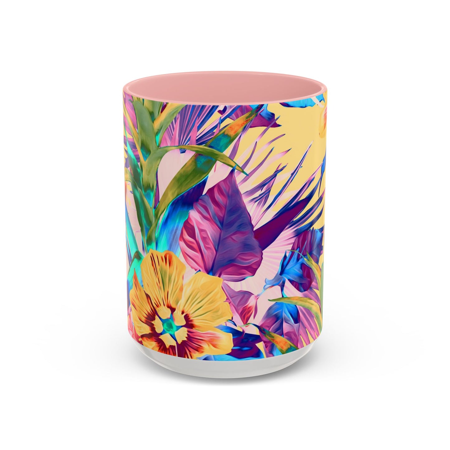 Accent Coffee Mug (11, 15oz), Plant Palooza, orange sherbet / Various Colors